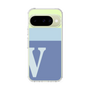 スリムプロテクションケース［ オリジナル - initial two tone - V blue ］
