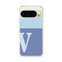 スリムプロテクションケース［ オリジナル - initial two tone - V blue ］