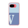 スリムプロテクションケース［ オリジナル - initial two tone - V blue ］