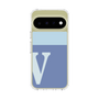 スリムプロテクションケース［ オリジナル - initial two tone - V blue ］