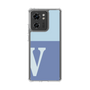 スリムプロテクションケース［ オリジナル - initial two tone - V blue ］