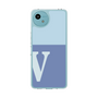 スリムプロテクションケース［ オリジナル - initial two tone - V blue ］