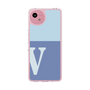 スリムプロテクションケース［ オリジナル - initial two tone - V blue ］