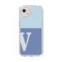 スリムプロテクションケース［ オリジナル - initial two tone - V blue ］