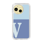 スリムプロテクションケース［ オリジナル - initial two tone - V blue ］