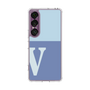 スリムプロテクションケース［ オリジナル - initial two tone - V blue ］