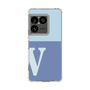 スリムプロテクションケース［ オリジナル - initial two tone - V blue ］