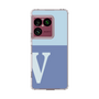 スリムプロテクションケース［ オリジナル - initial two tone - V blue ］
