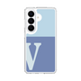スリムプロテクションケース［ オリジナル - initial two tone - V blue ］