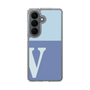 スリムプロテクションケース［ オリジナル - initial two tone - V blue ］