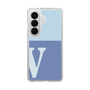 スリムプロテクションケース［ オリジナル - initial two tone - V blue ］
