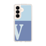 スリムプロテクションケース［ オリジナル - initial two tone - V blue ］