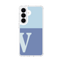 スリムプロテクションケース［ オリジナル - initial two tone - V blue ］