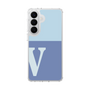 スリムプロテクションケース［ オリジナル - initial two tone - V blue ］