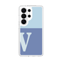 スリムプロテクションケース［ オリジナル - initial two tone - V blue ］