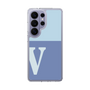 スリムプロテクションケース［ オリジナル - initial two tone - V blue ］