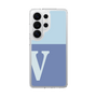 スリムプロテクションケース［ オリジナル - initial two tone - V blue ］