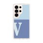 スリムプロテクションケース［ オリジナル - initial two tone - V blue ］