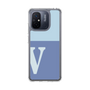 スリムプロテクションケース［ オリジナル - initial two tone - V blue ］