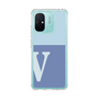 スリムプロテクションケース［ オリジナル - initial two tone - V blue ］