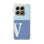 スリムプロテクションケース［ オリジナル - initial two tone - V blue ］
