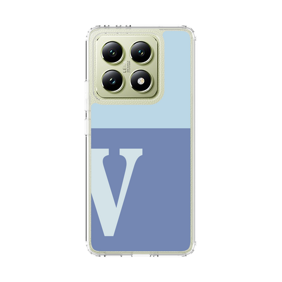 スリムプロテクションケース［ オリジナル - initial two tone - V blue ］