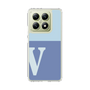 スリムプロテクションケース［ オリジナル - initial two tone - V blue ］