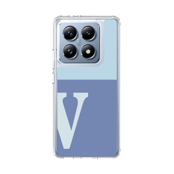 スリムプロテクションケース［ オリジナル - initial two tone - V blue ］