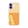 スリムプロテクションケース［ オリジナル - initial two tone - A orange ］