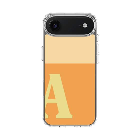 スリムプロテクションケース［ オリジナル - initial two tone - A orange ］