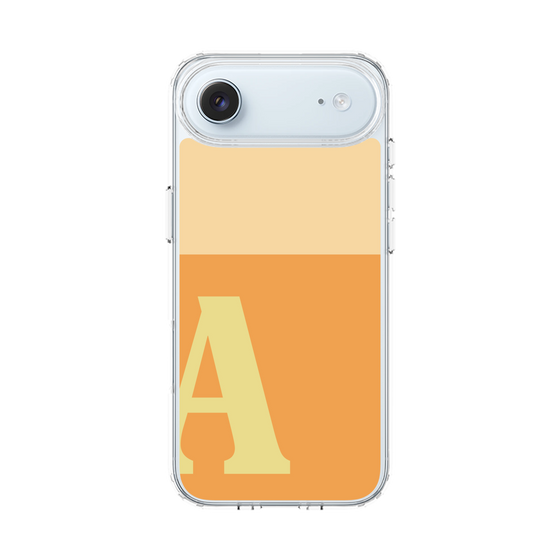 スリムプロテクションケース［ オリジナル - initial two tone - A orange ］