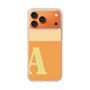 スリムプロテクションケース［ オリジナル - initial two tone - A orange ］