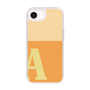スリムプロテクションケース［ オリジナル - initial two tone - A orange ］