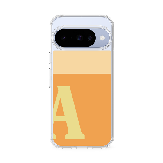スリムプロテクションケース［ オリジナル - initial two tone - A orange ］