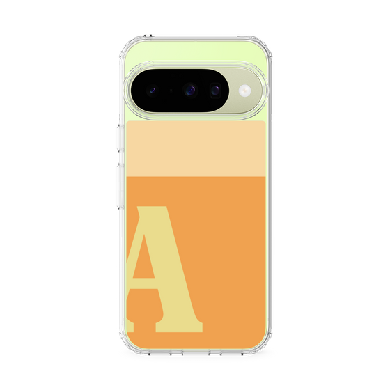スリムプロテクションケース［ オリジナル - initial two tone - A orange ］