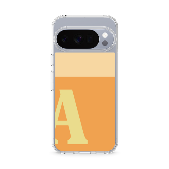 スリムプロテクションケース［ オリジナル - initial two tone - A orange ］