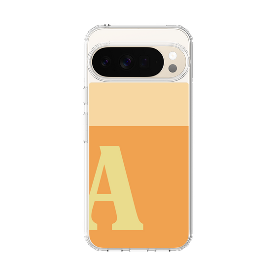 スリムプロテクションケース［ オリジナル - initial two tone - A orange ］