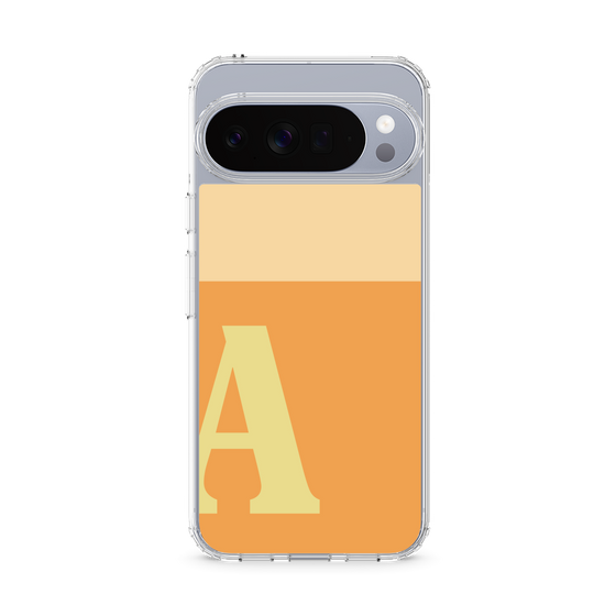 スリムプロテクションケース［ オリジナル - initial two tone - A orange ］
