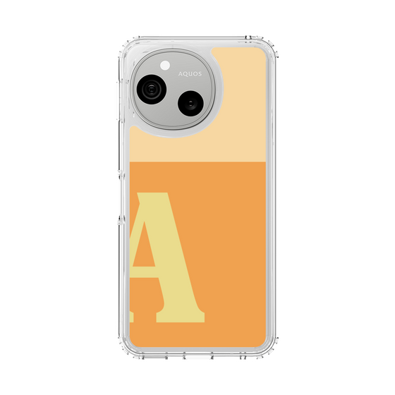 スリムプロテクションケース［ オリジナル - initial two tone - A orange ］
