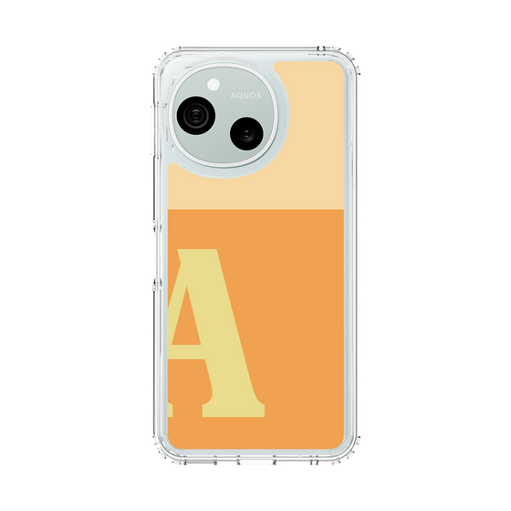 スリムプロテクションケース［ オリジナル - initial two tone - A orange ］