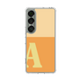 スリムプロテクションケース［ オリジナル - initial two tone - A orange ］