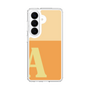 スリムプロテクションケース［ オリジナル - initial two tone - A orange ］