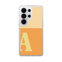スリムプロテクションケース［ オリジナル - initial two tone - A orange ］