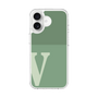 スリムプロテクションケース［ オリジナル - initial two tone - V green ］