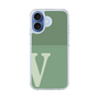 スリムプロテクションケース［ オリジナル - initial two tone - V green ］