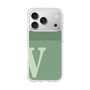 スリムプロテクションケース［ オリジナル - initial two tone - V green ］