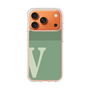 スリムプロテクションケース［ オリジナル - initial two tone - V green ］