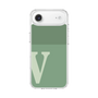 スリムプロテクションケース［ オリジナル - initial two tone - V green ］
