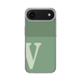 スリムプロテクションケース［ オリジナル - initial two tone - V green ］