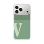スリムプロテクションケース［ オリジナル - initial two tone - V green ］